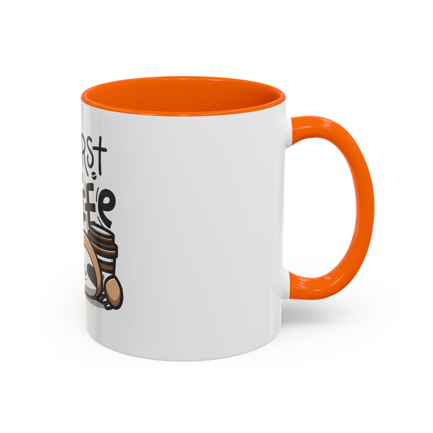 But First Coffee Sloth Mug - Cute Accent Coffee Cup (11/15oz)