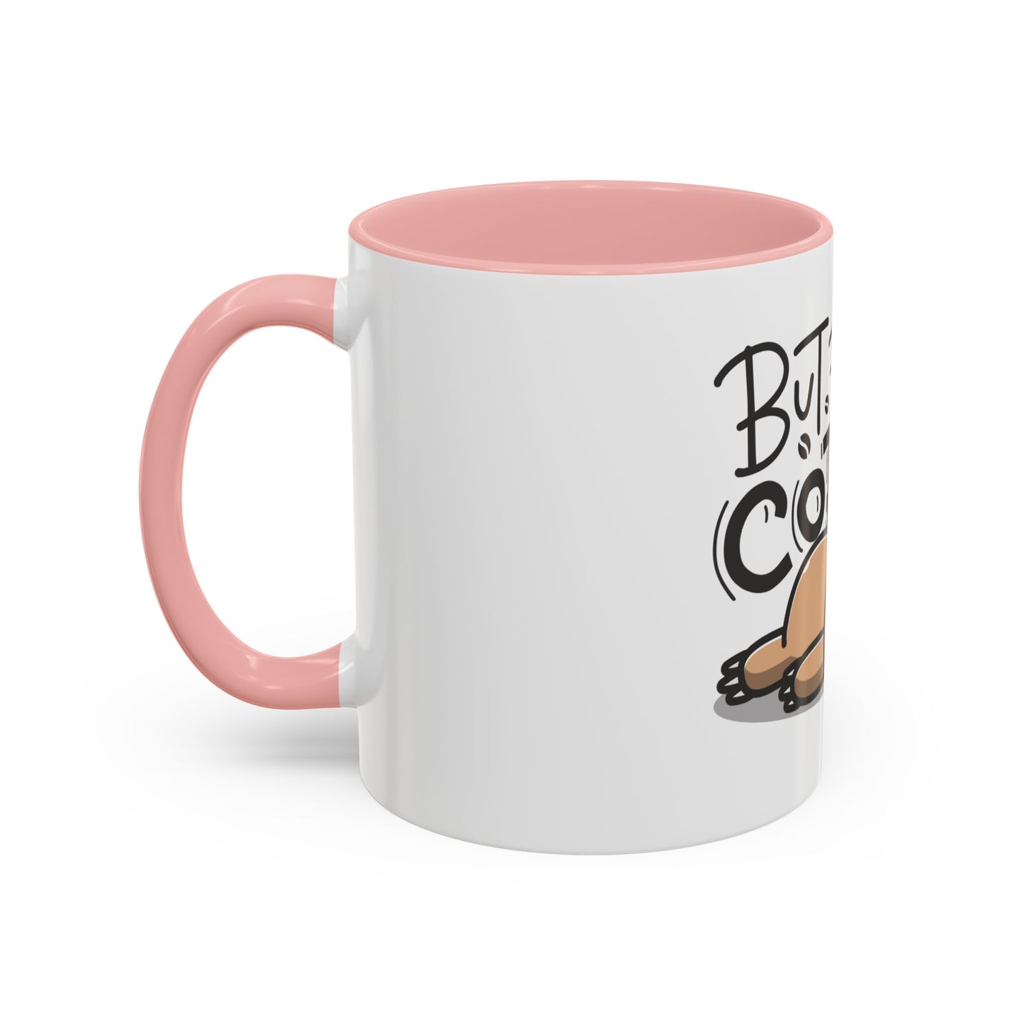 But First Coffee Sloth Mug - Cute Accent Coffee Cup (11/15oz)