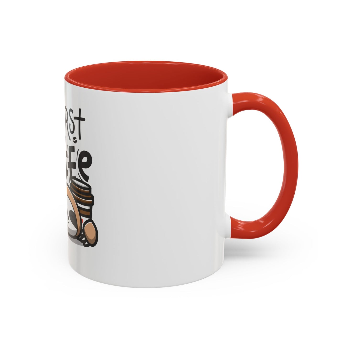 But First Coffee Sloth Mug - Cute Accent Coffee Cup (11/15oz)