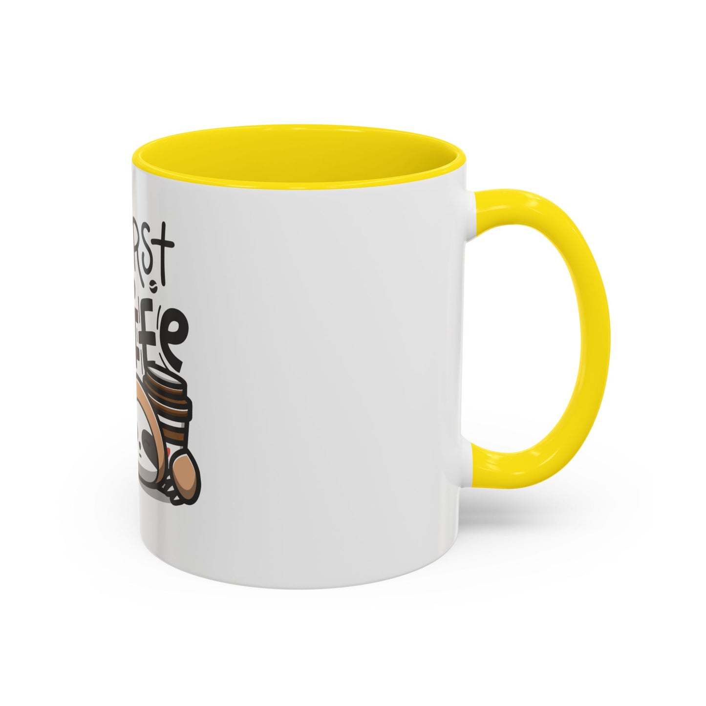 But First Coffee Sloth Mug - Cute Accent Coffee Cup (11/15oz)