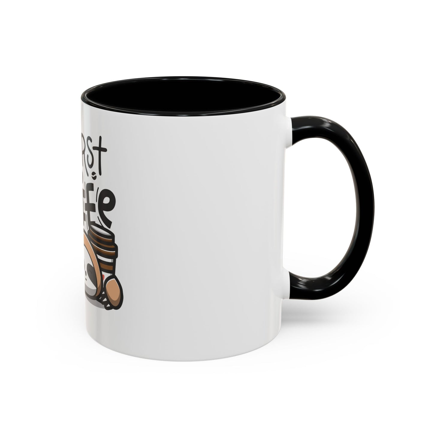 But First Coffee Sloth Mug - Cute Accent Coffee Cup (11/15oz)