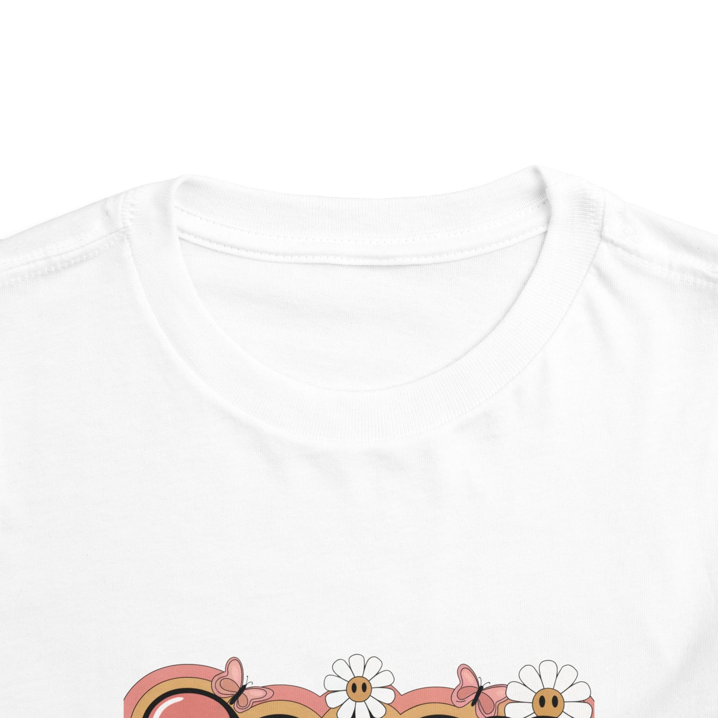 Sassy Little Soul Toddler Tee – Retro Floral Smiley Shirt