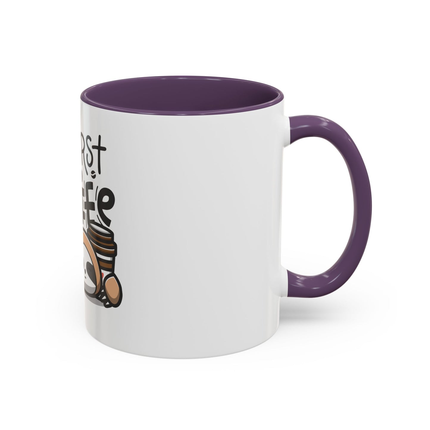 But First Coffee Sloth Mug - Cute Accent Coffee Cup (11/15oz)
