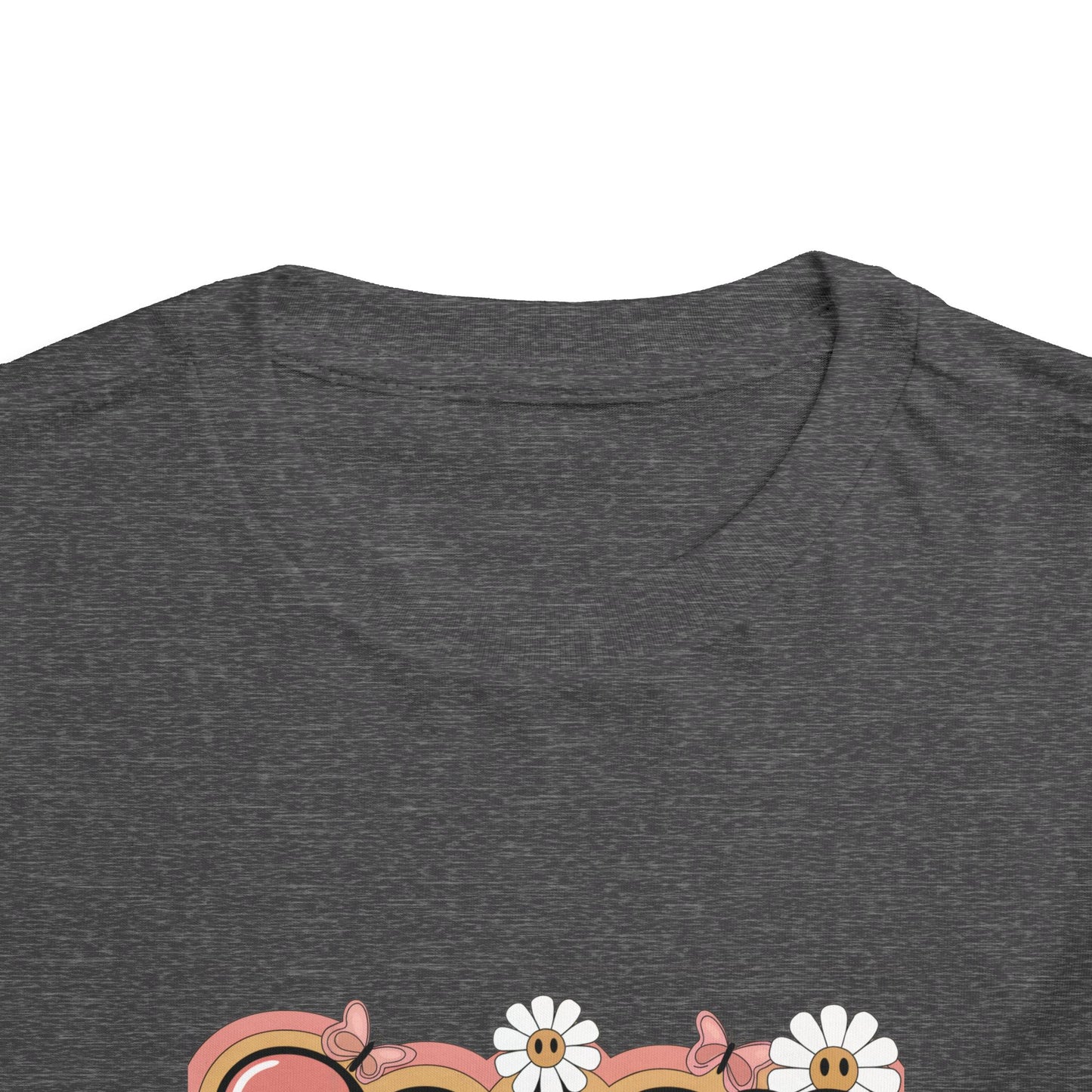 Sassy Little Soul Toddler Tee – Retro Floral Smiley Shirt