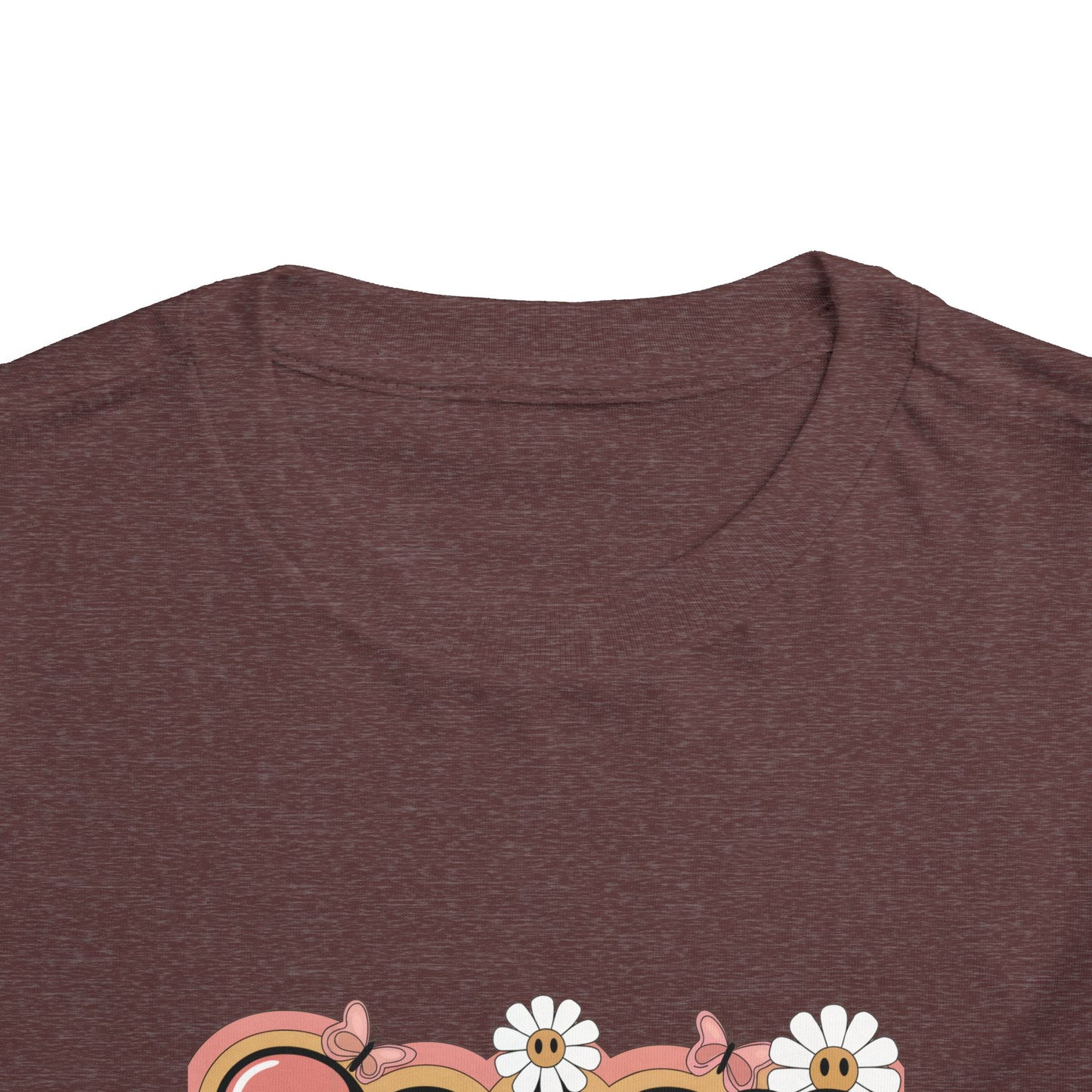 Sassy Little Soul Toddler Tee – Retro Floral Smiley Shirt