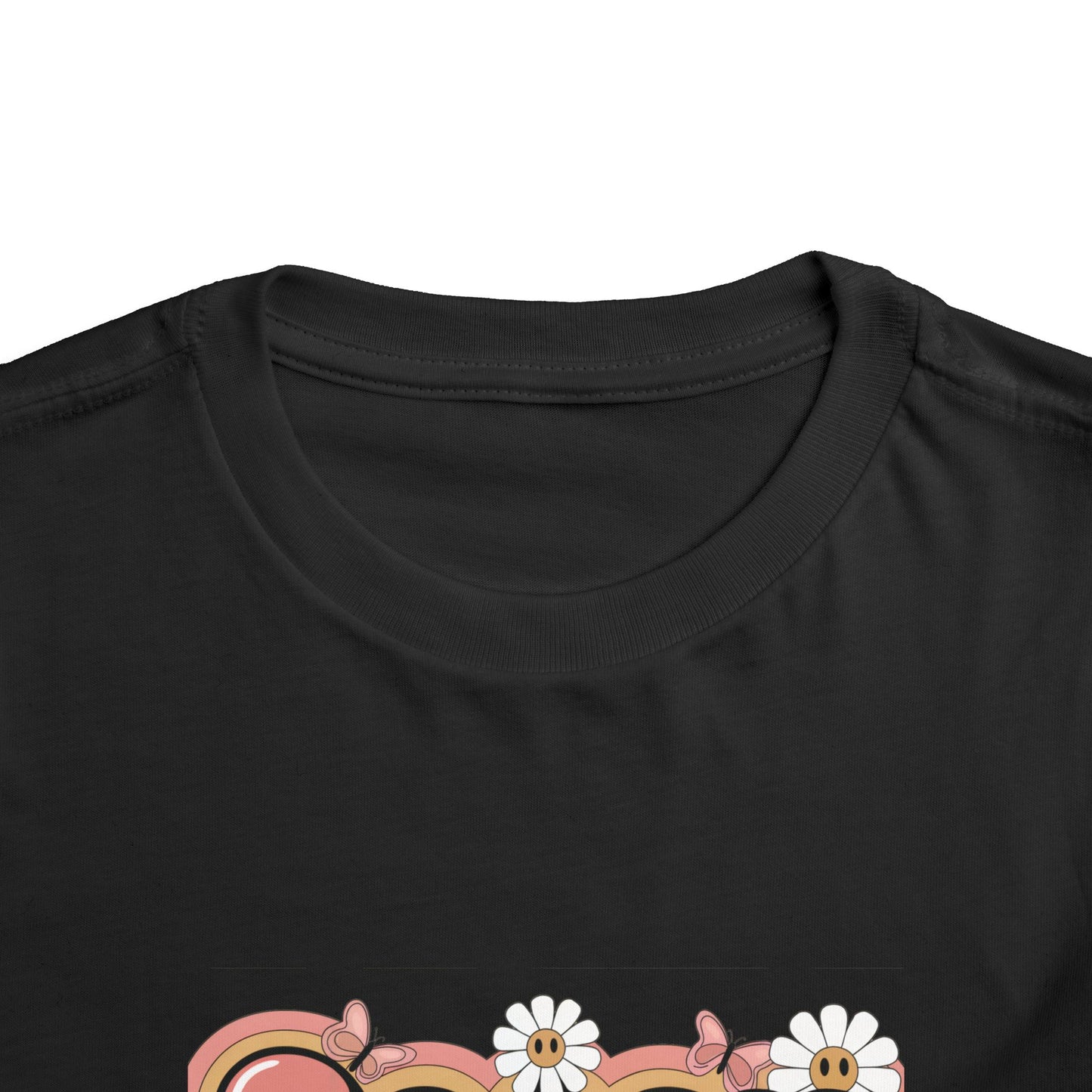 Sassy Little Soul Toddler Tee – Retro Floral Smiley Shirt