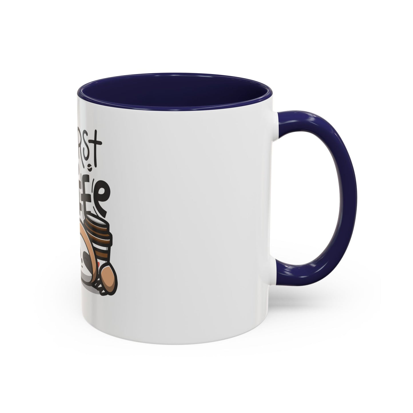 But First Coffee Sloth Mug - Cute Accent Coffee Cup (11/15oz)