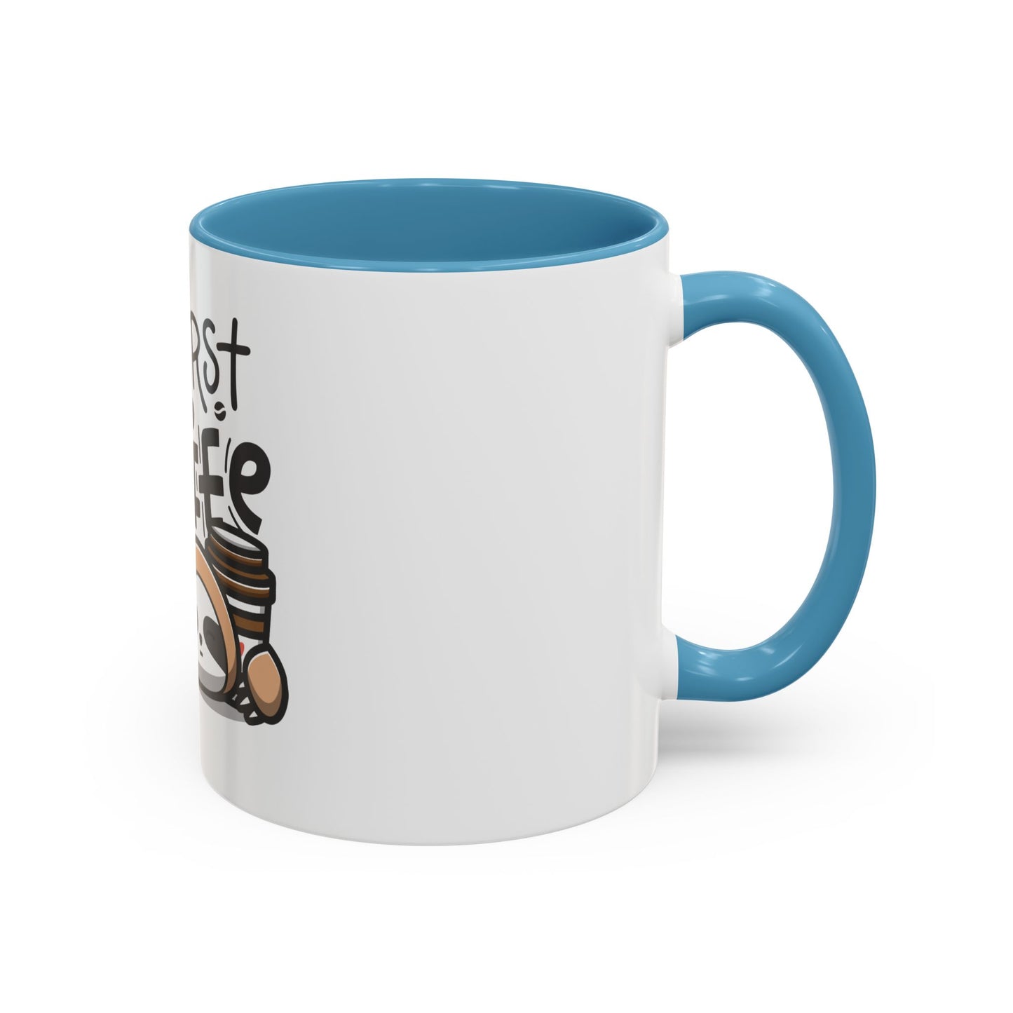 But First Coffee Sloth Mug - Cute Accent Coffee Cup (11/15oz)
