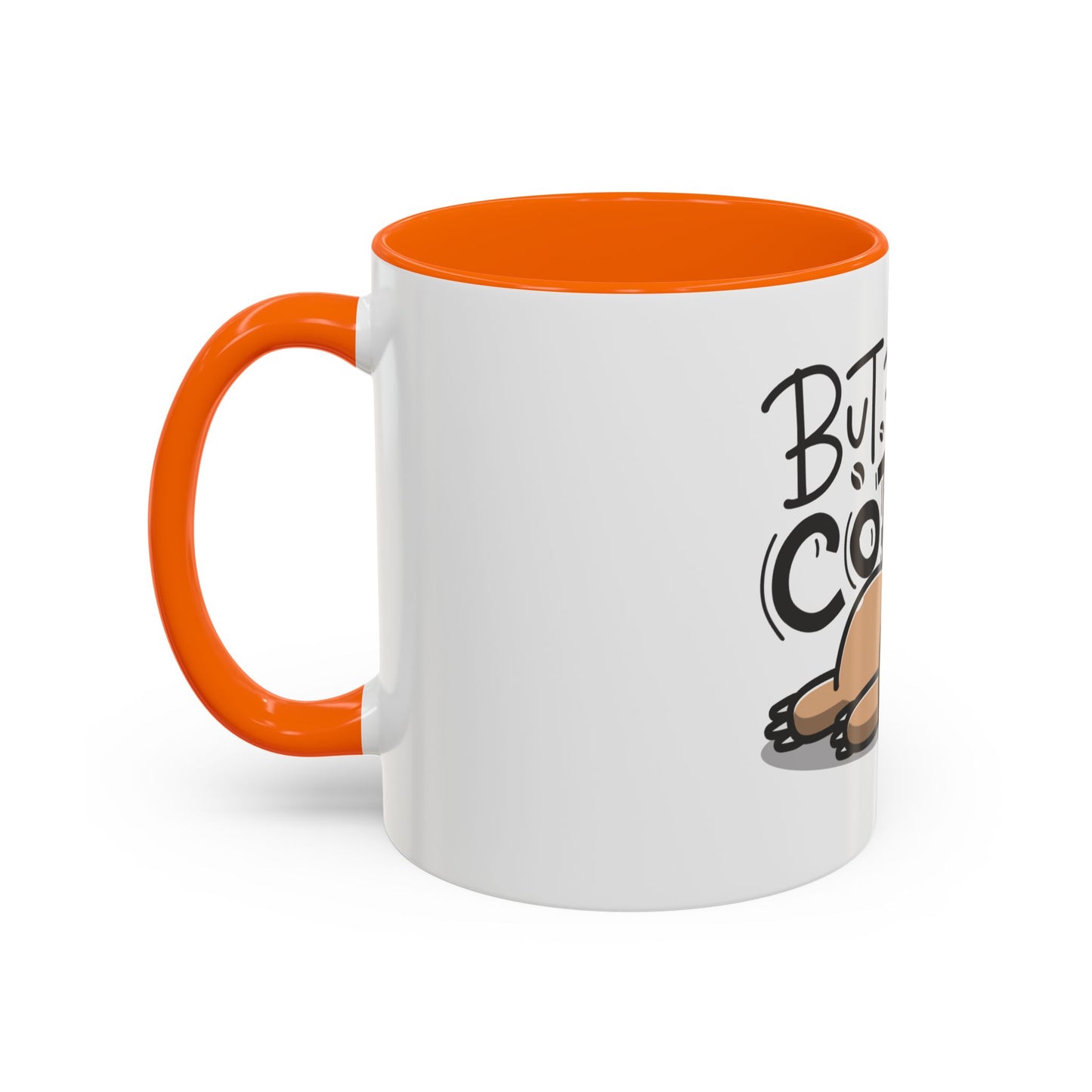 But First Coffee Sloth Mug - Cute Accent Coffee Cup (11/15oz)